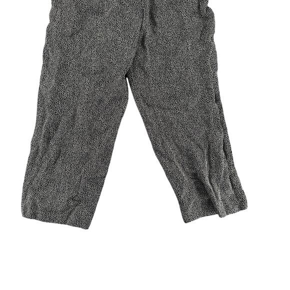 Vintage Tamotsu New York Black and Gold Polka Dot Trousers Pants 6 Career - Picture 2 of 7